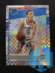 2020-21 Optic Rated Rookie Prizm Aleksej Pokusevski #167 Checkerboard Prizm RC SSP